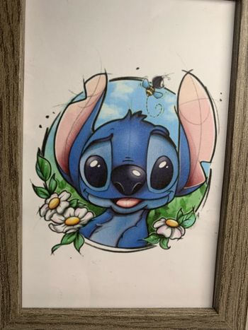 Affiche stitch garden
