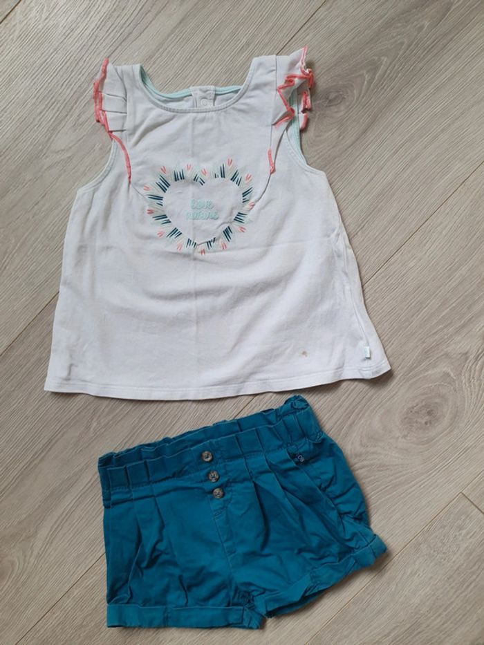 Ensemble short okaidi - photo numéro 4