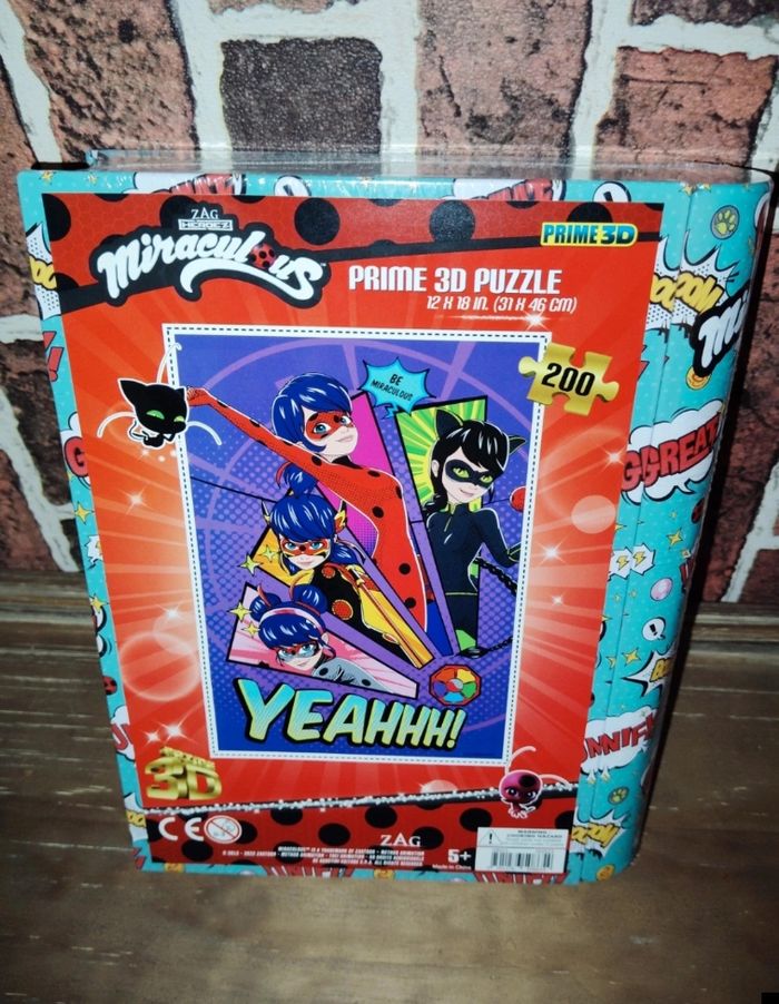 Coffret livre métal Miraculous puzzle 3D 200 pièces - photo numéro 3