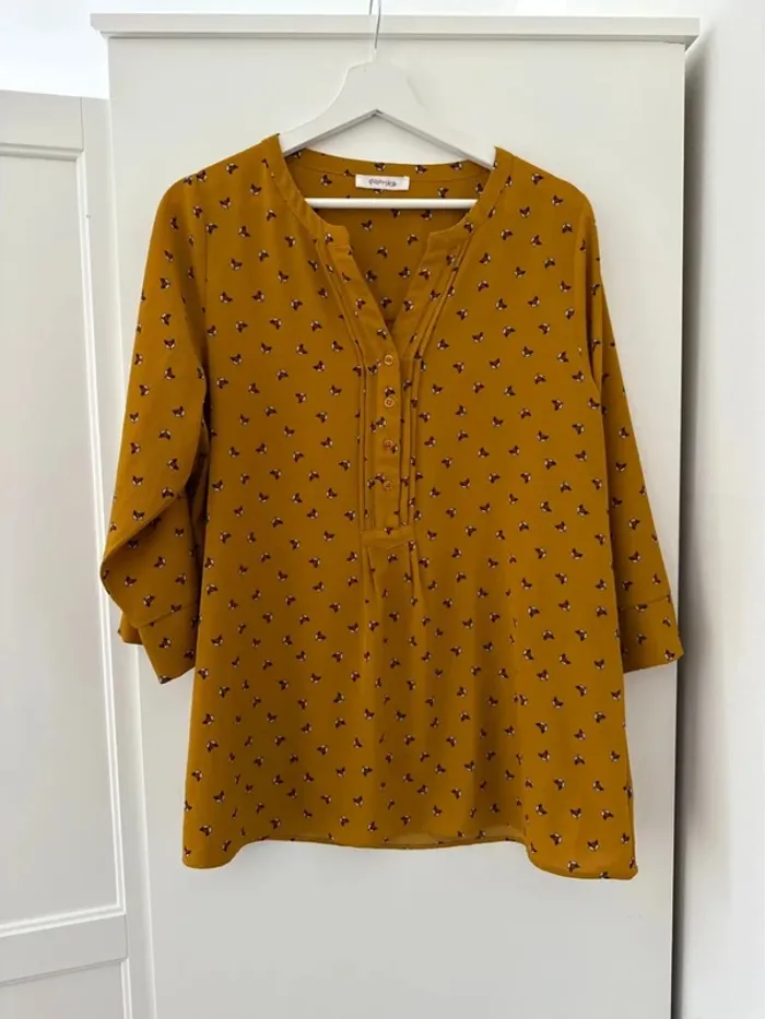 Belle Blouse fluide Paprika 🌸 T 1 44 - photo numéro 7
