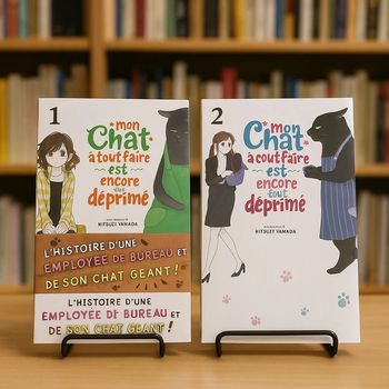 Manga "Mon chat a tout faire est encore déprimé" T1/2