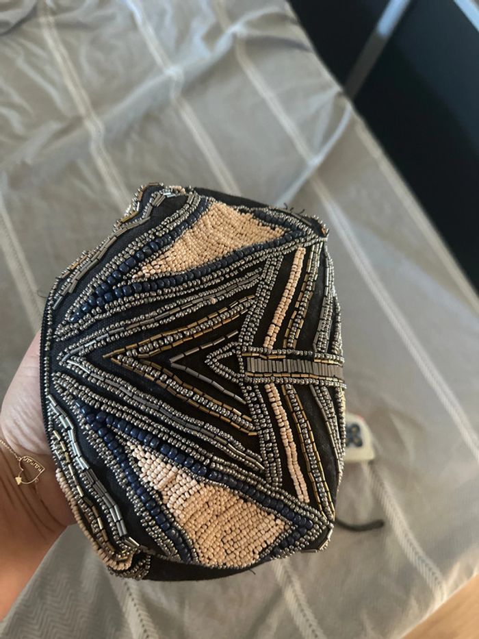 Trousse maquillage perles neuve - photo numéro 8