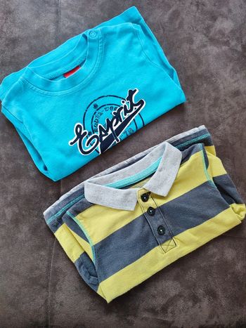 Lot de 2 t-shirt manches longues 12 mois