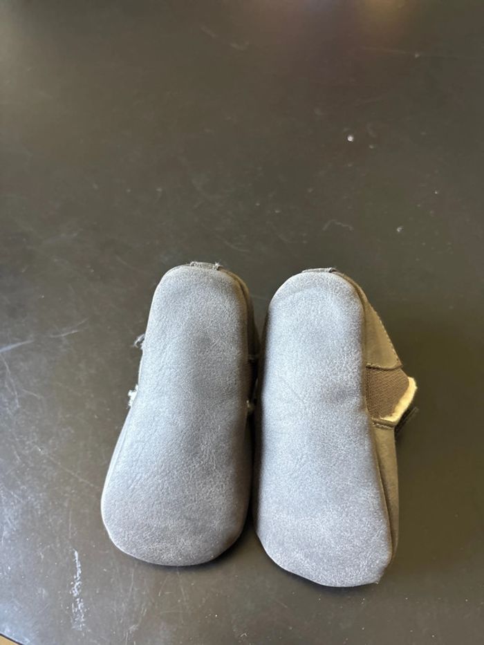 Chaussons bébé fille marron 9/12 mois - photo numéro 3