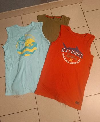 Lot de 3 débardeur garçon