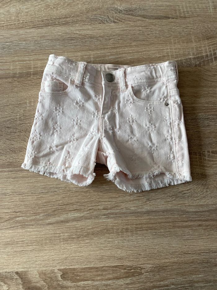 Short fille Ikks 4 ans rose pâle
