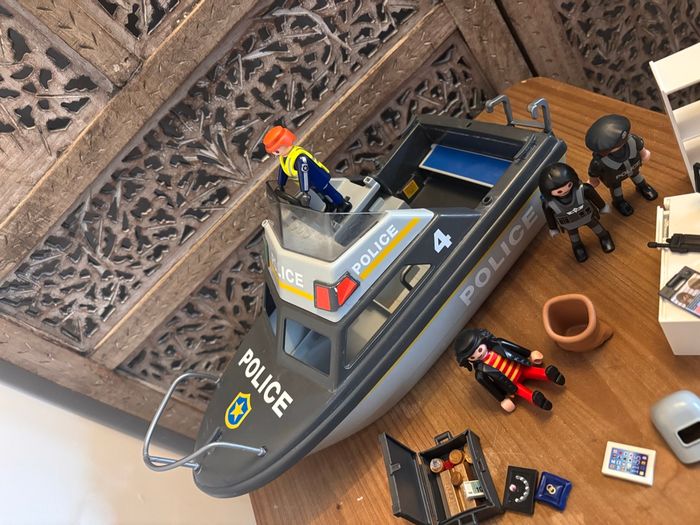 Bateau police personnages et accessoires playlobil - photo numéro 4