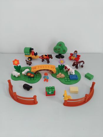 PLAYMOBIL 123 Prairie  Animaux de la Ferme