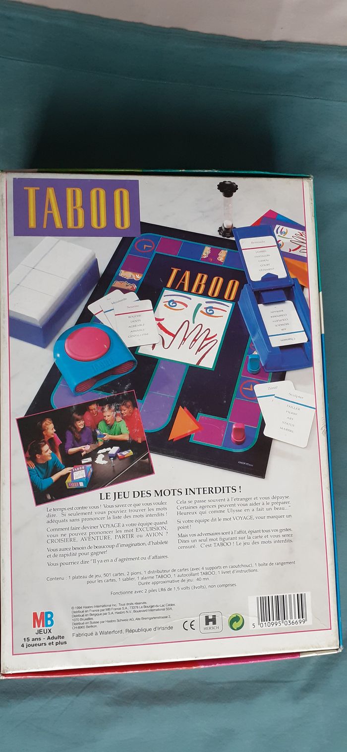 Jeu Taboo - photo numéro 2