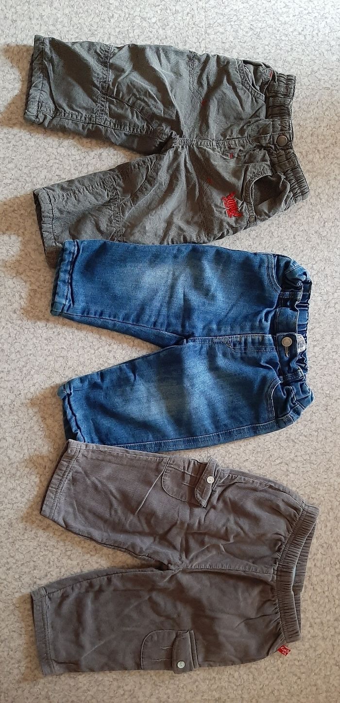 Lot pantalons garçon