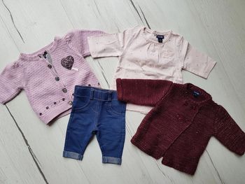 Ensemble 4 pièces hiver fille 1 mois kiabi sergent major