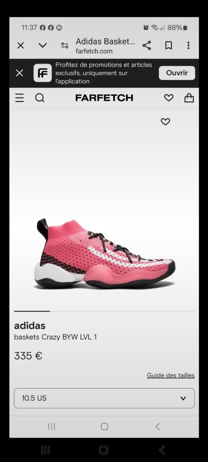 Basket Adidas colector Crazy BYW LVL 1