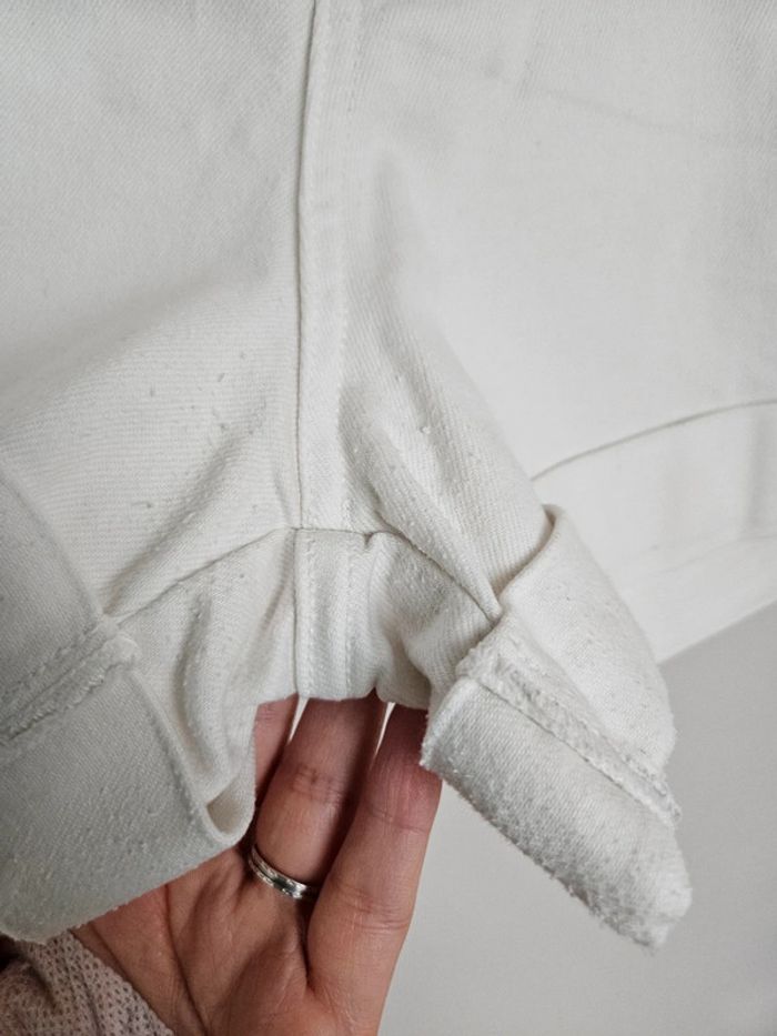 Short blanc Taille haute extensible T.46 H&M - photo numéro 4