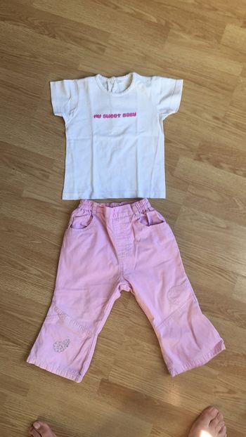 TEE shirt et pantalon 24 mois