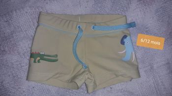 Boxer de bain 6 12 mois