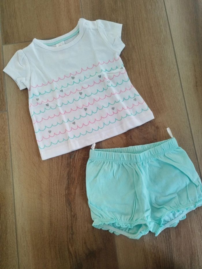 Ensemble été fille 6 mois Baby club