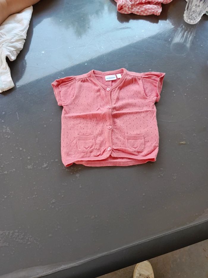 Gilet manches courtes 12 mois