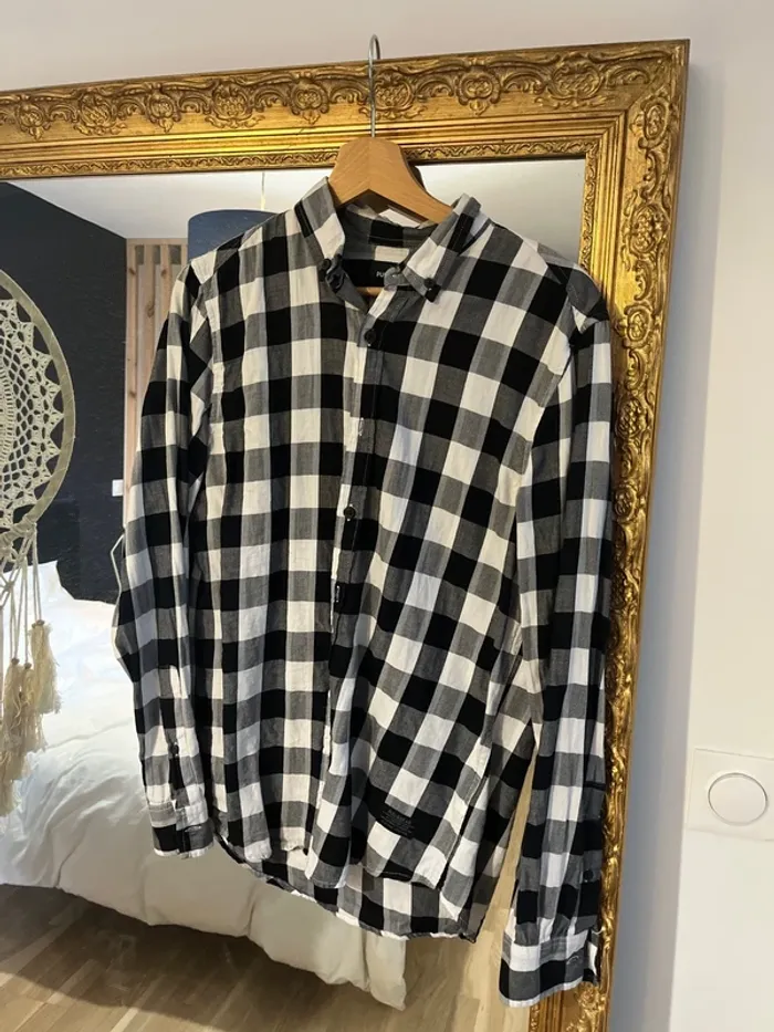 Chemise à carreaux Pull & Bear