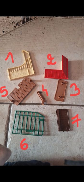 Lot morceaux playmobil