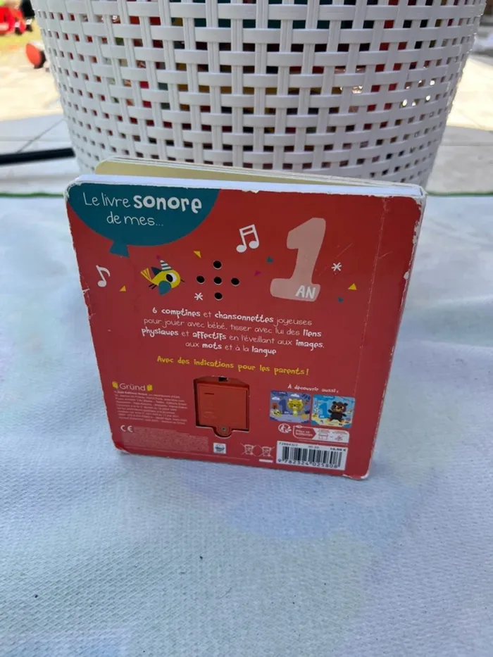Livre sonore de mes 1 an bon état - photo numéro 4