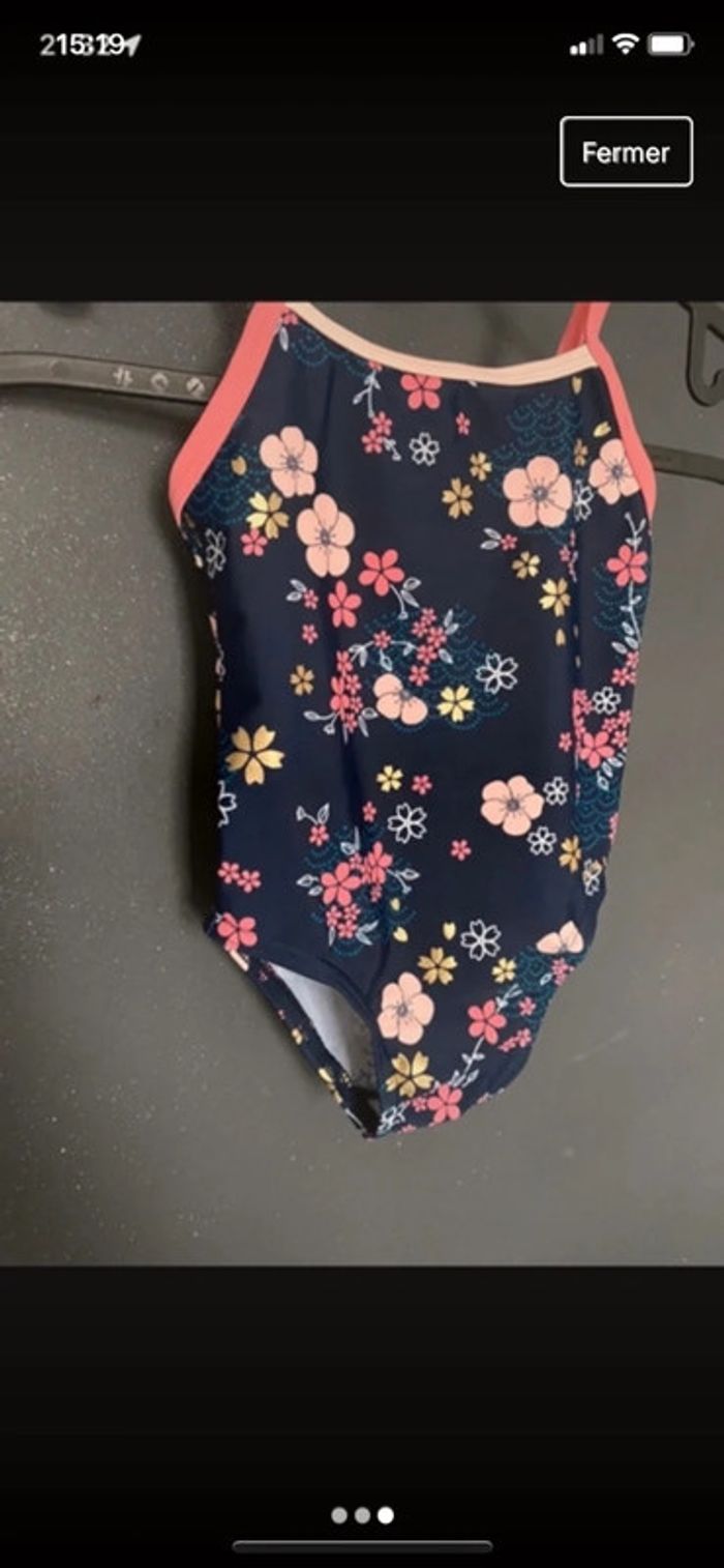 Maillot de bain motifs dorés et rose - photo numéro 5