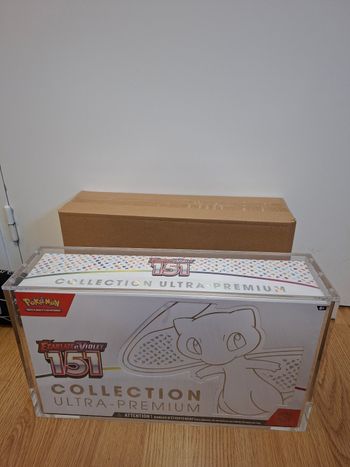 Protection acrylique upc 151 Pokémon aimants puissant épaisse 8mm FireMint