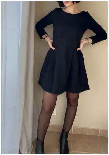 Robe noire Petit Bateau XS neuve
