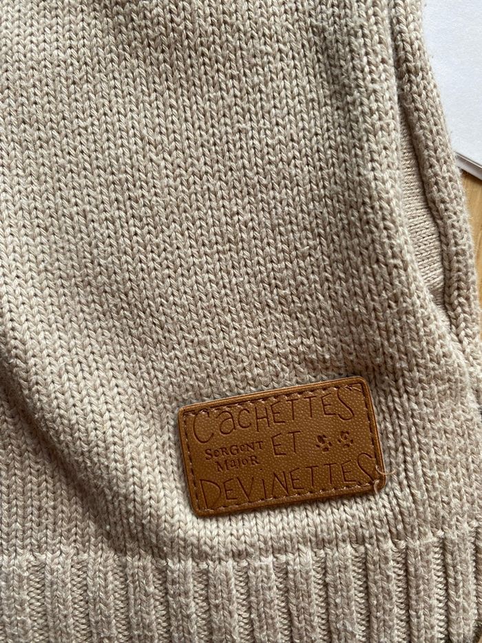 Gilet beige chic – Sergent Major – 24 mois - photo numéro 2