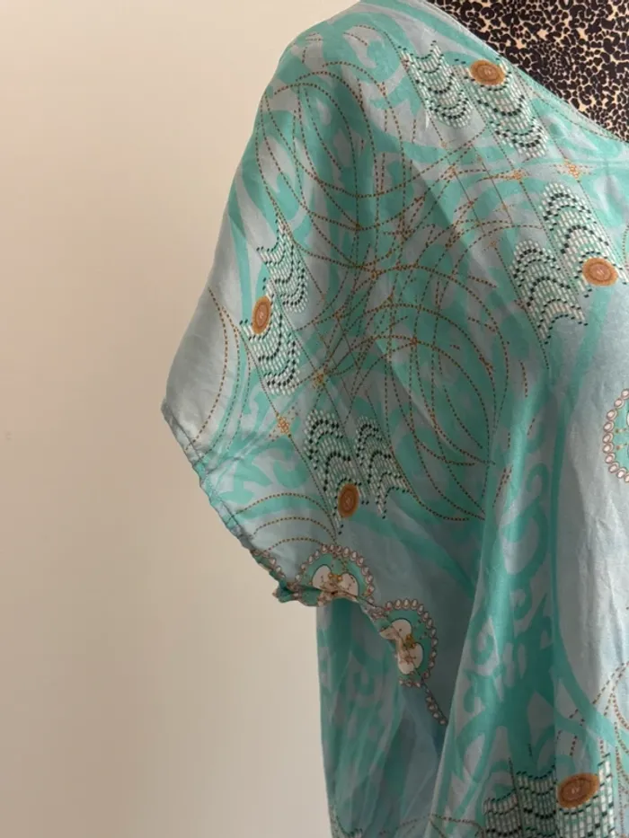 Caftan Mathilde Lordet – 100% soie – Made in France - photo numéro 3