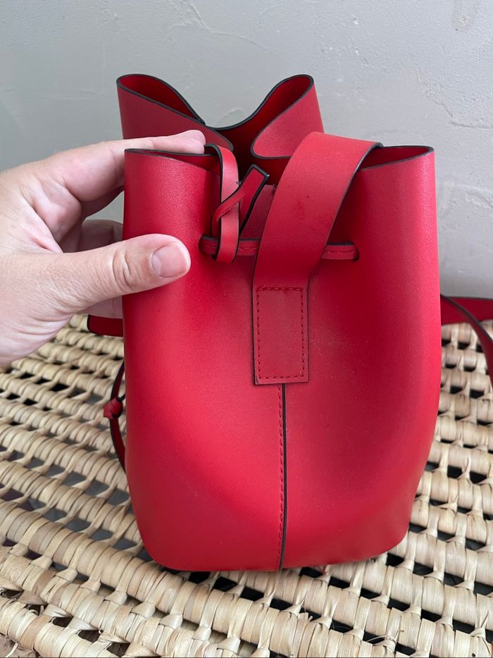 Sac sceau en similicuir rouge - Jennyfer - photo numéro 4