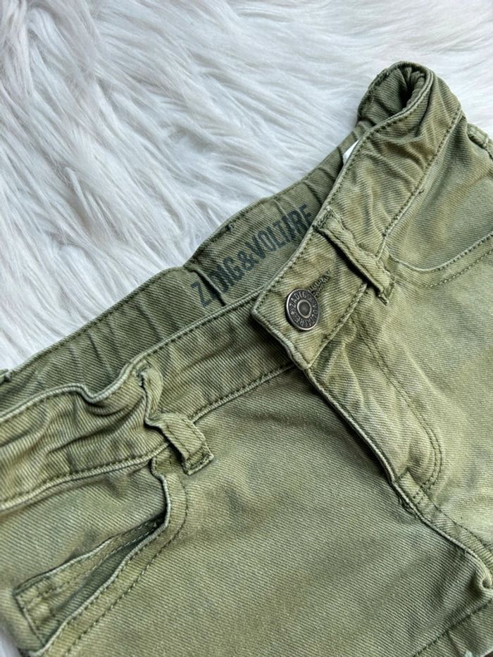 Jeans short kaki - zadig & voltaire - 6 ans - photo numéro 2