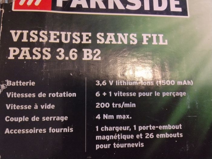 Visseuse sans fil - photo numéro 3