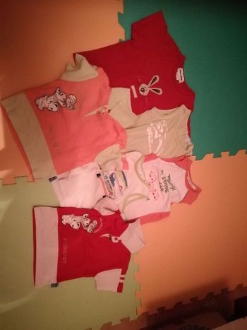 Lot de 3tee shirt et 3 débardeurs taille 18 mois