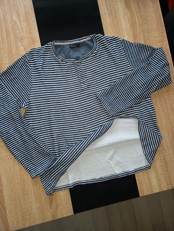 Pull rayé homme XXL - photo numéro 3