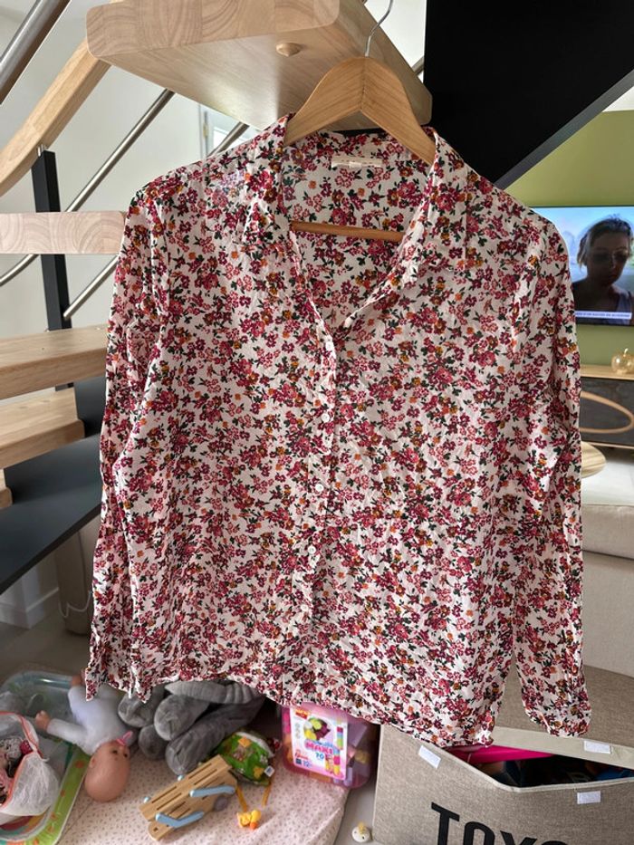 Chemise fleurs Sézane