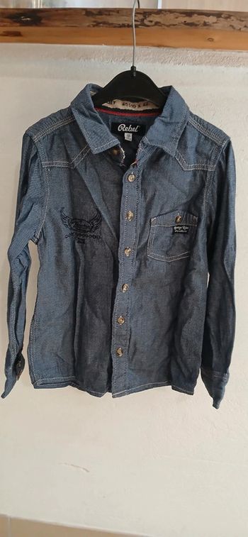 Chemise ML Rebel 8 ans