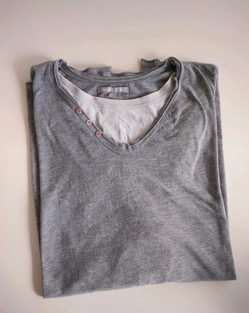 T-shirt gris 3 suisses XXL