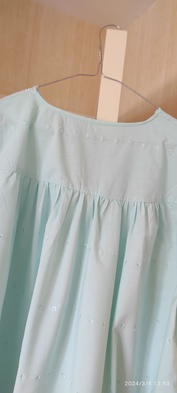 Chemise de nuit dentelle fait main ✋T. 54 - photo numéro 12