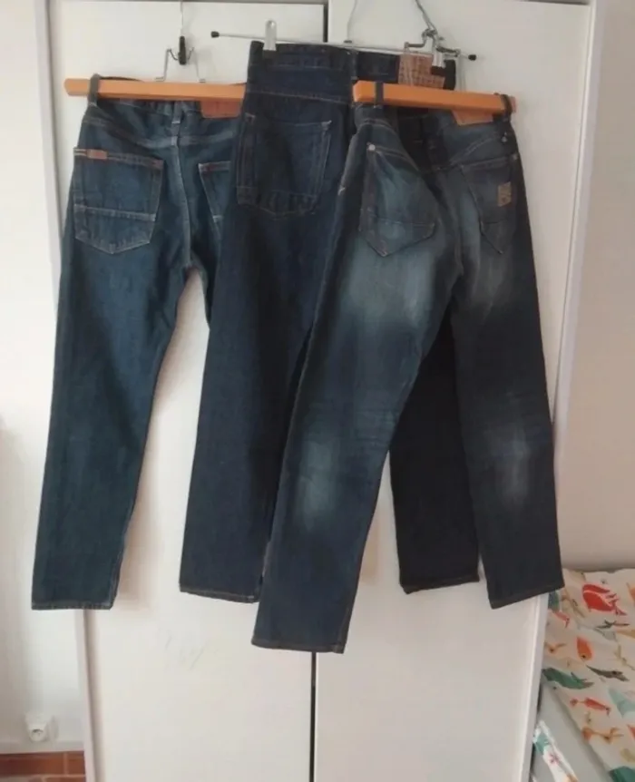 Lot de 3 jeans garçons t 10ans neuf - photo numéro 8