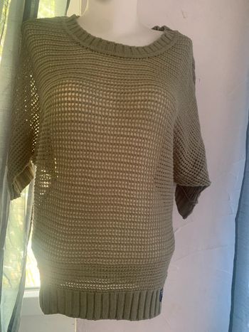 Pull crochet flashlights 42-44 vert kaki