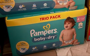 Couches Pampers T4 trio pack X 135 couches 
