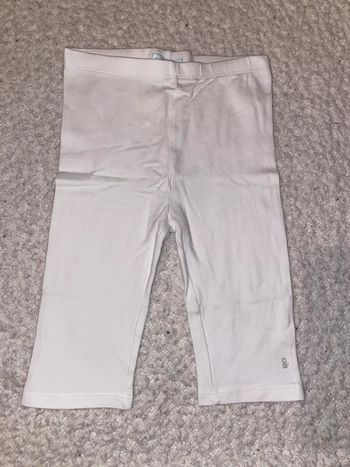 Legging court blanc Obaibi 23 mois / 2 ans