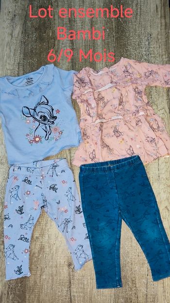 Ensemble 6/9 mois Bambi