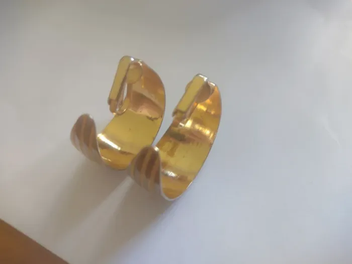 Paire Créole clips vintage - photo numéro 6