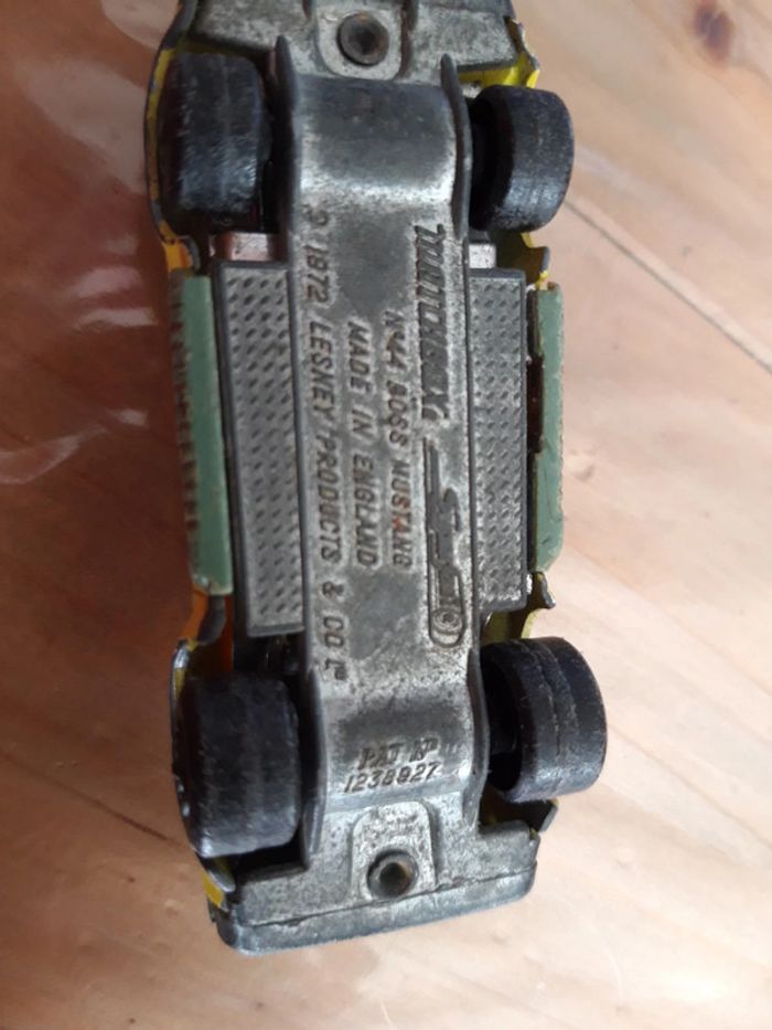 Voiture Matchbox N°44 Boss Mustang, 1972 Lesney Products & co, Made in England. - photo numéro 8