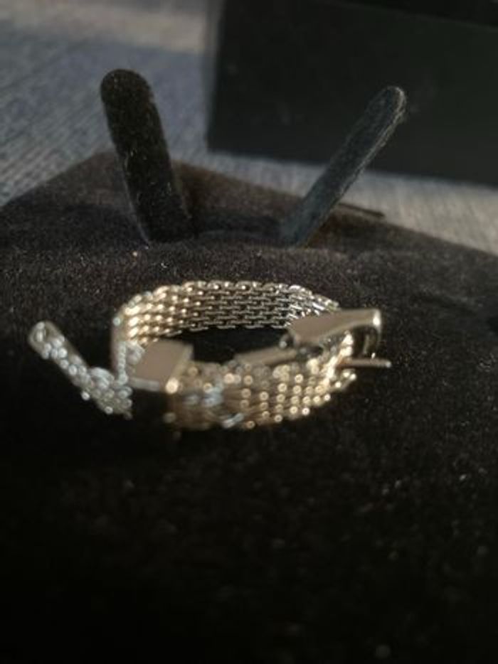 Bague ceinture métal réglable