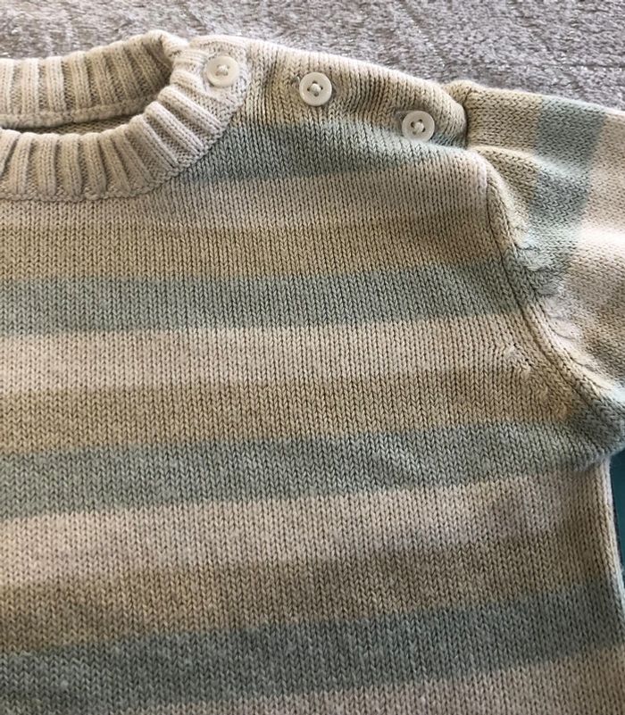Pull rayé - 18 mois - photo numéro 3