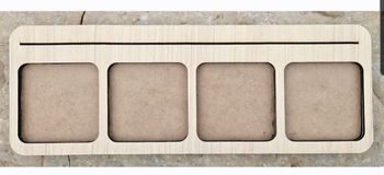 Plateau de tri en bois + porte-cartes