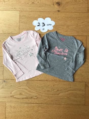Lot de 2 tee-shirts Complices 2-3 ans
