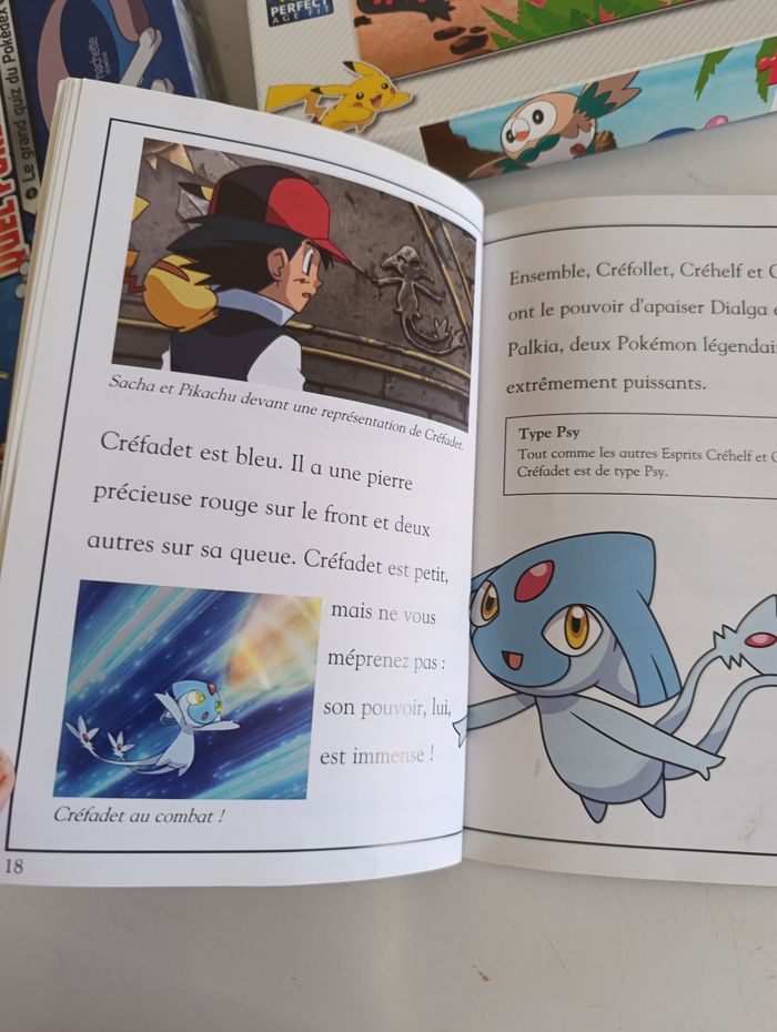 Lot de 2 jeux Pokemon puzzle et jeu quiz + un livre offert - photo numéro 7